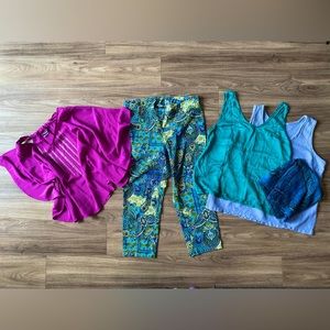 $30 each or 5 for $75 womens bright paisley pants silk cotton beaded tops